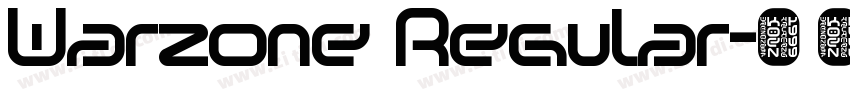 Warzone Regular字体转换